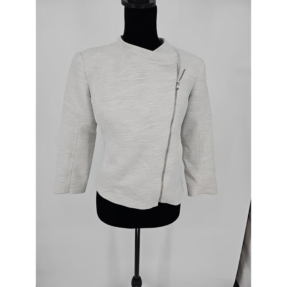 Trina Turk Heather Blazer 0 Side Zip Light Jacket Coat